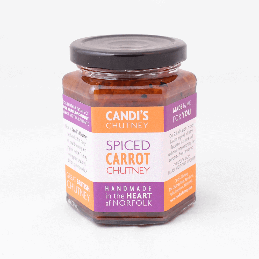 Candi's Spiced Carrot Chutney 284g